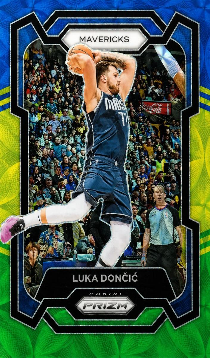 2023 Panini Prizm Basketball Choice Blue Yellow and Green Luka Doncic #110