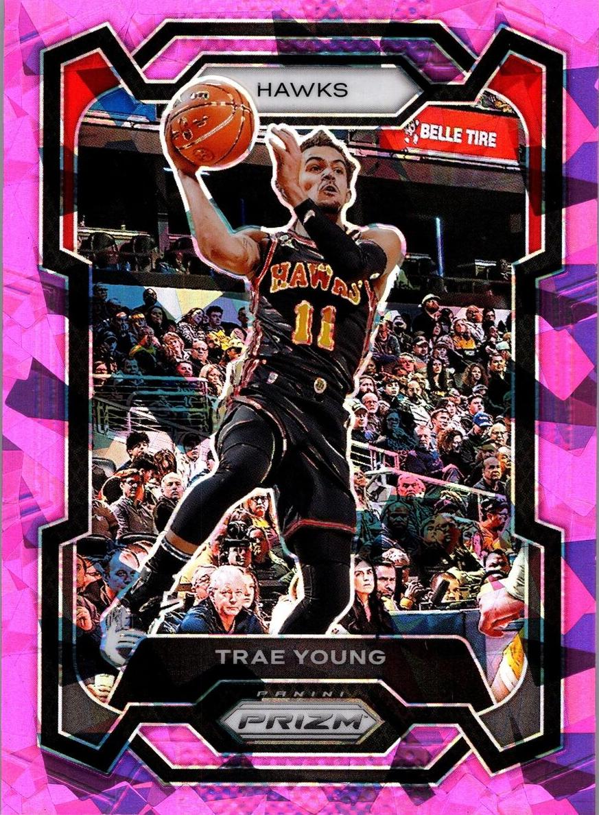 2023 Panini Prizm Basketball Pink Ice Trae Young #3