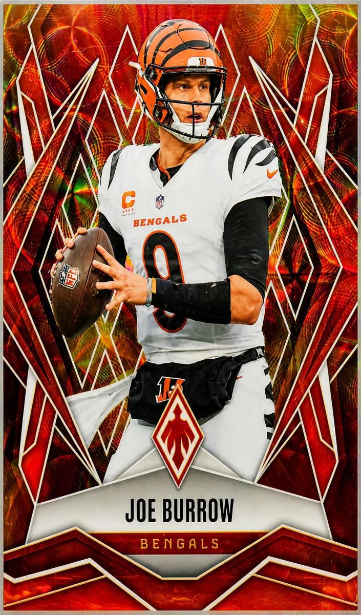 2025 Panini Phoenix Football Red Winter Joe Burrow #30