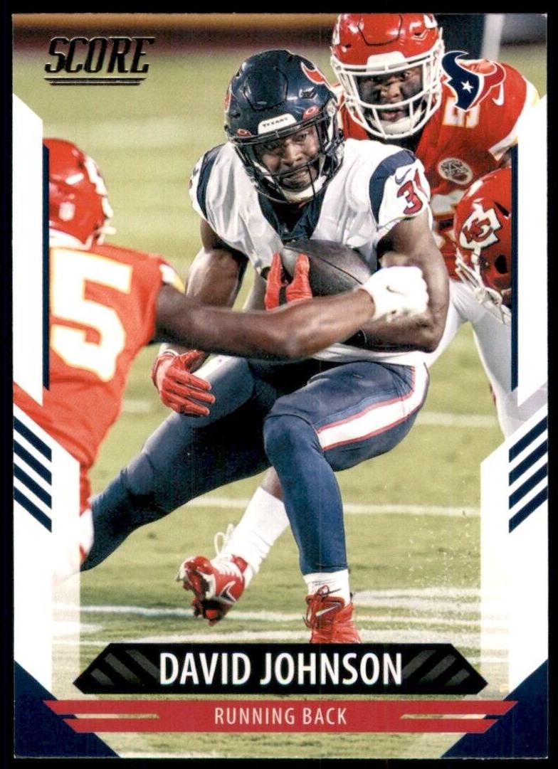 2021 Panini Score Football David Johnson #156