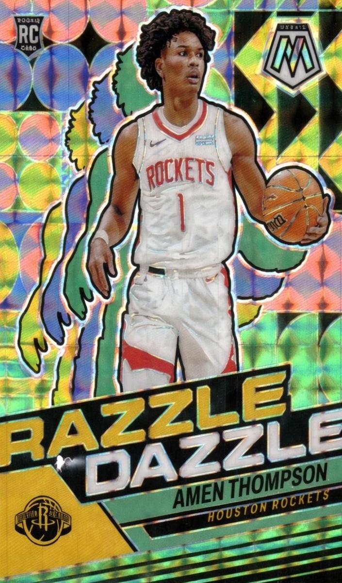 2023 Panini Mosaic Basketball Amen Thompson #13 PSA 9