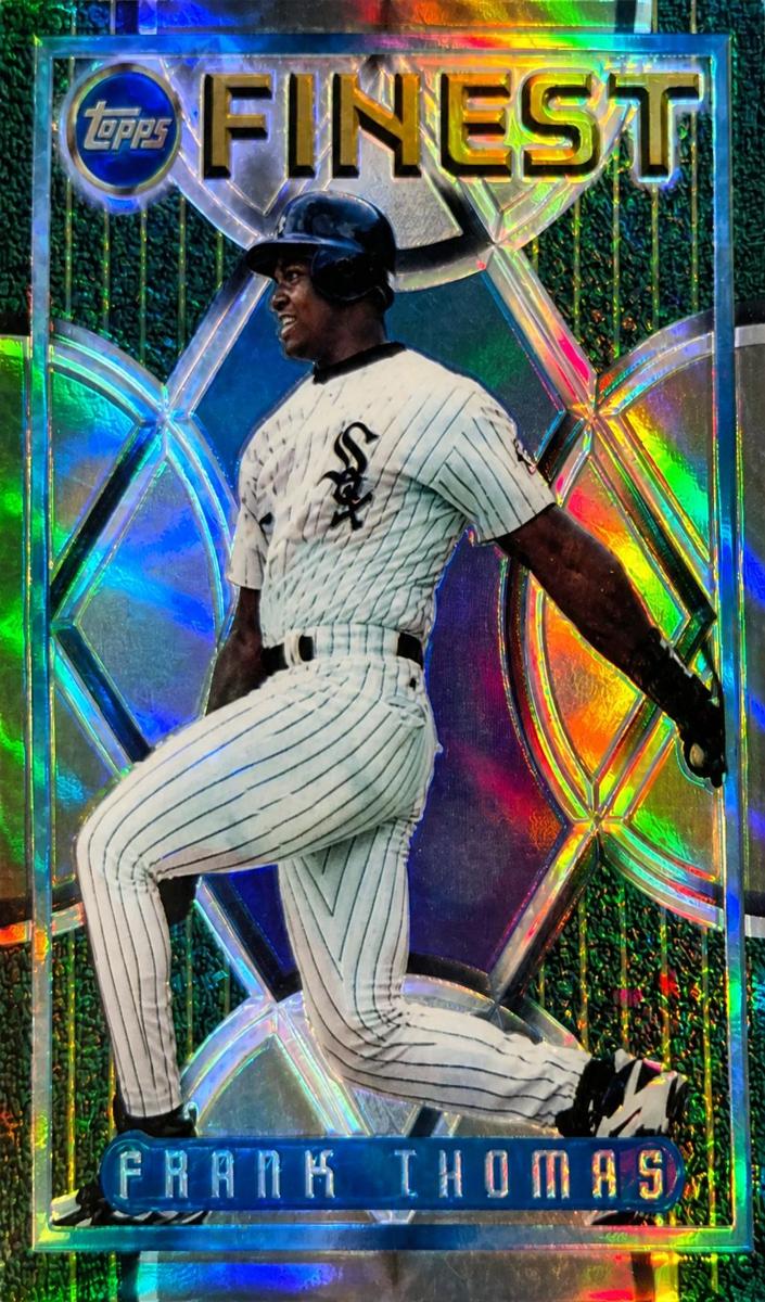 1995 Topps Finest Baseball Refractor Frank Thomas #89