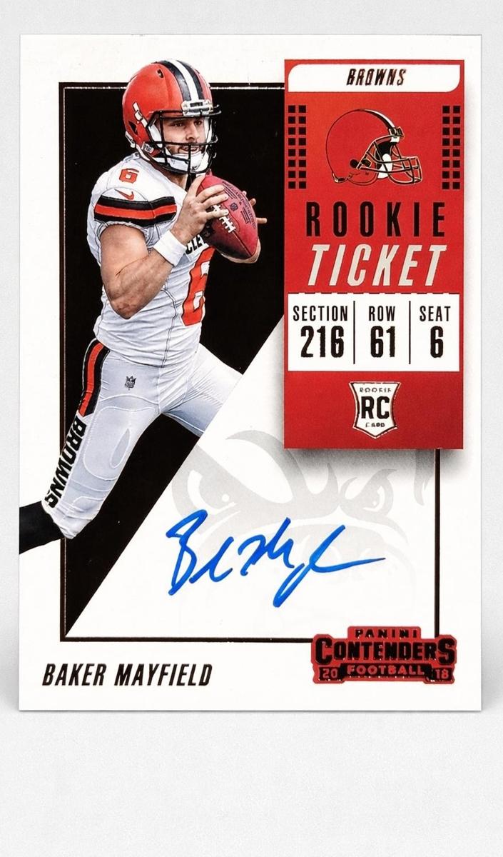 2018 Panini Contenders Football Baker Mayfield #101