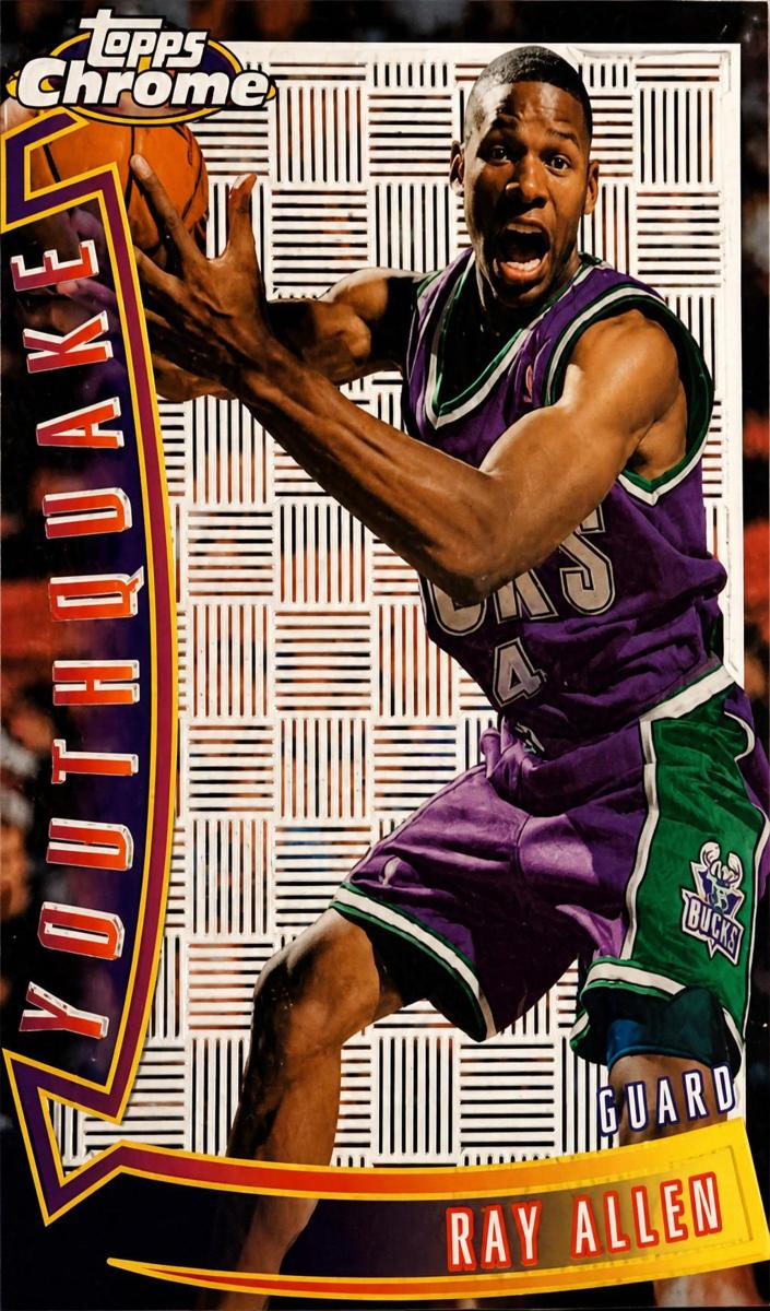 1996 Topps Chrome Basketball Ray Allen #YQ9