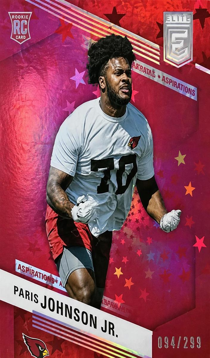 2023 Donruss Elite Football Aspirations Stars Paris Johnson Jr. #174