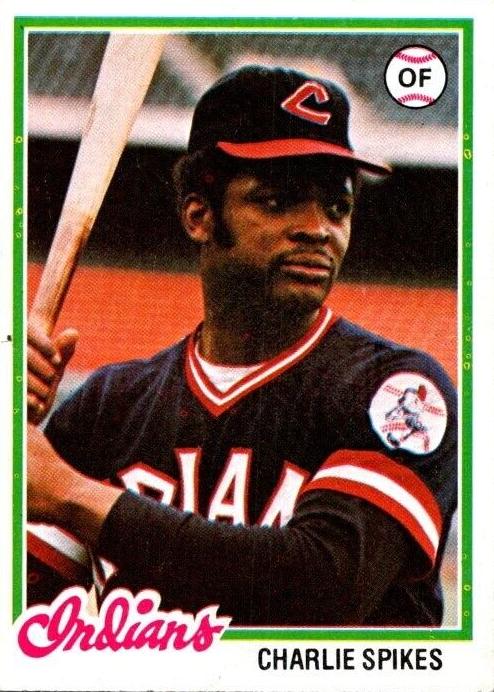 1978 Topps Baseball Charlie Spikes #459 PSA 9