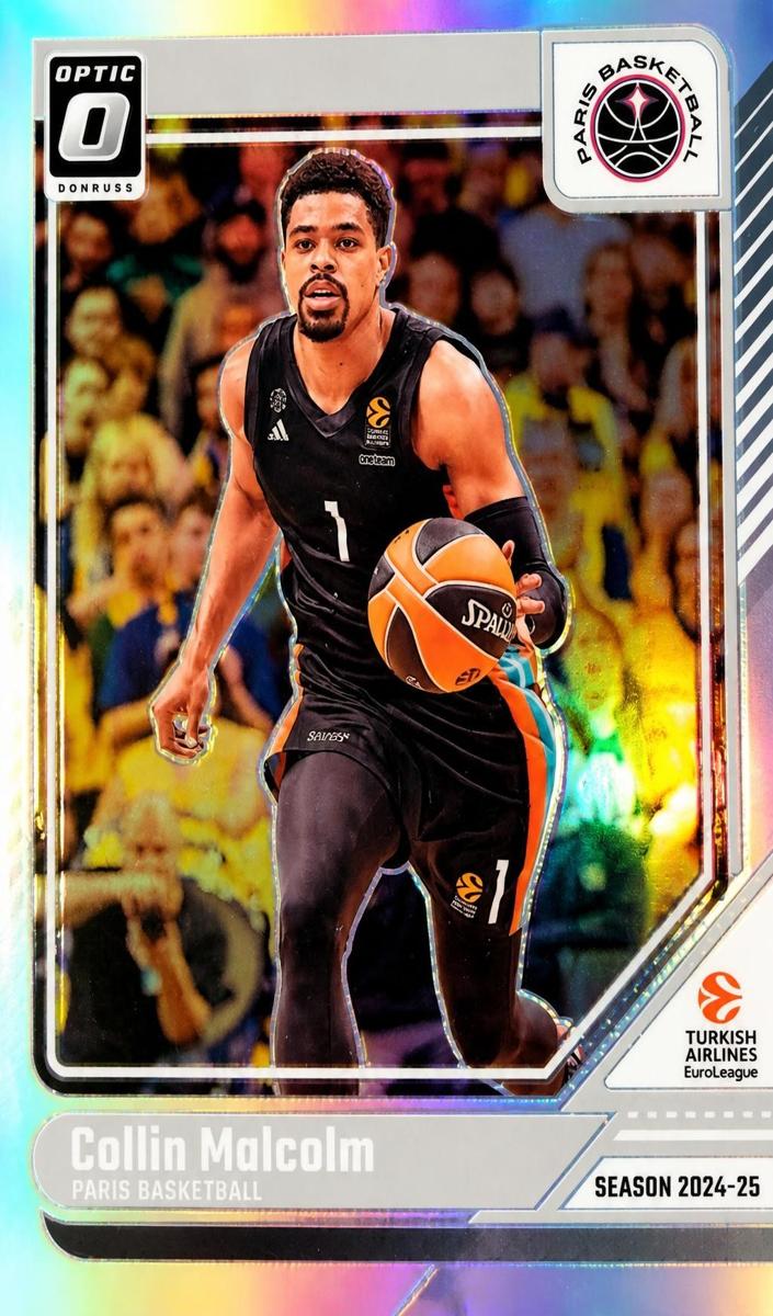 2024 Donruss Turkish Airlines EuroLeague Basketball Holo Collin Malcolm #100