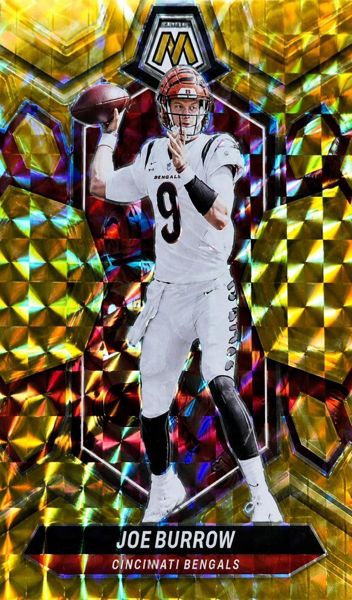 2024 Panini Mosaic Football Gold Joe Burrow #43