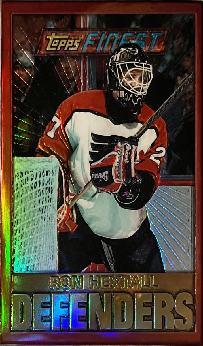 1995 Topps Finest Hockey Refractor Ron Hextall #86