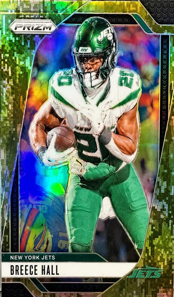2024 Panini Prizm Football Forest Camo Breece Hall #223 PSA 9