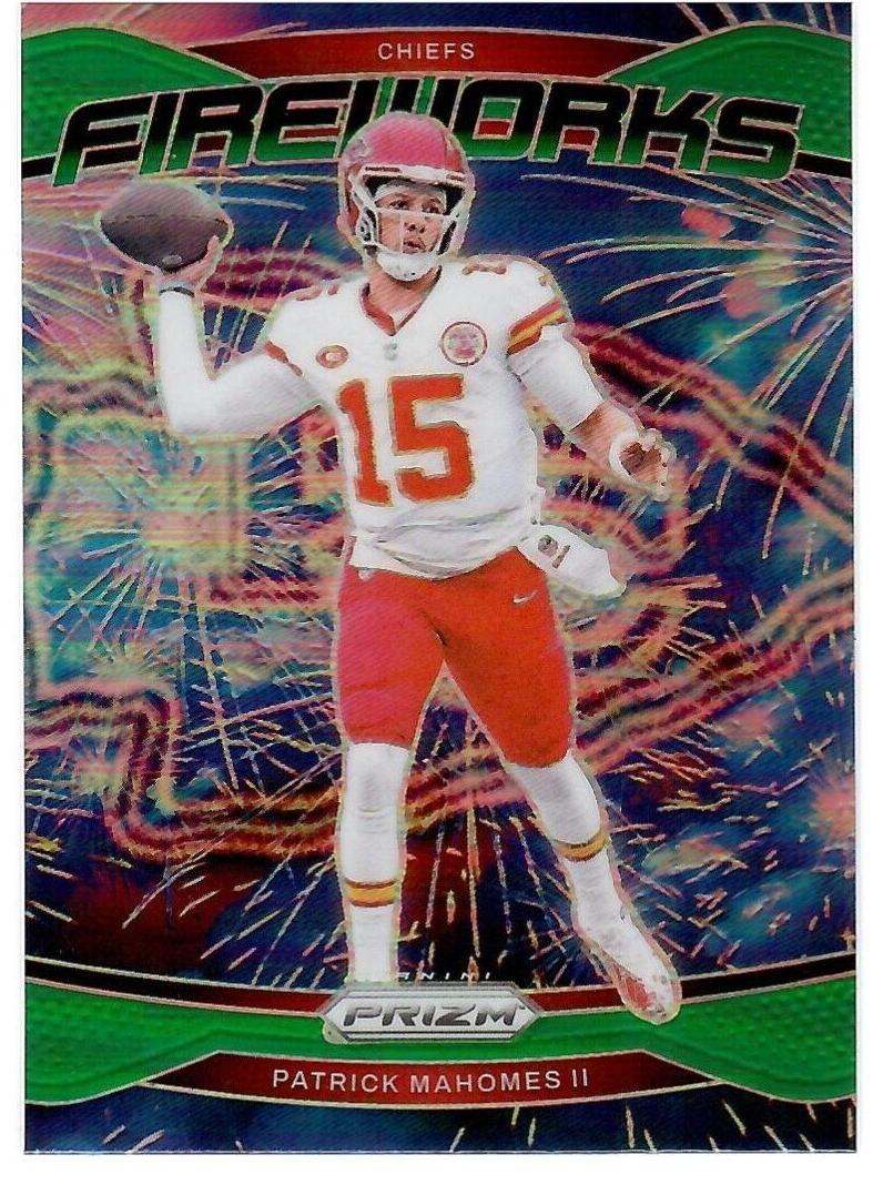 2024 Panini Prizm Football Green Patrick Mahomes II #1