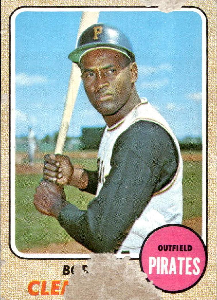 1968 Topps Baseball Bob Clemente #150 RAW Ungraded