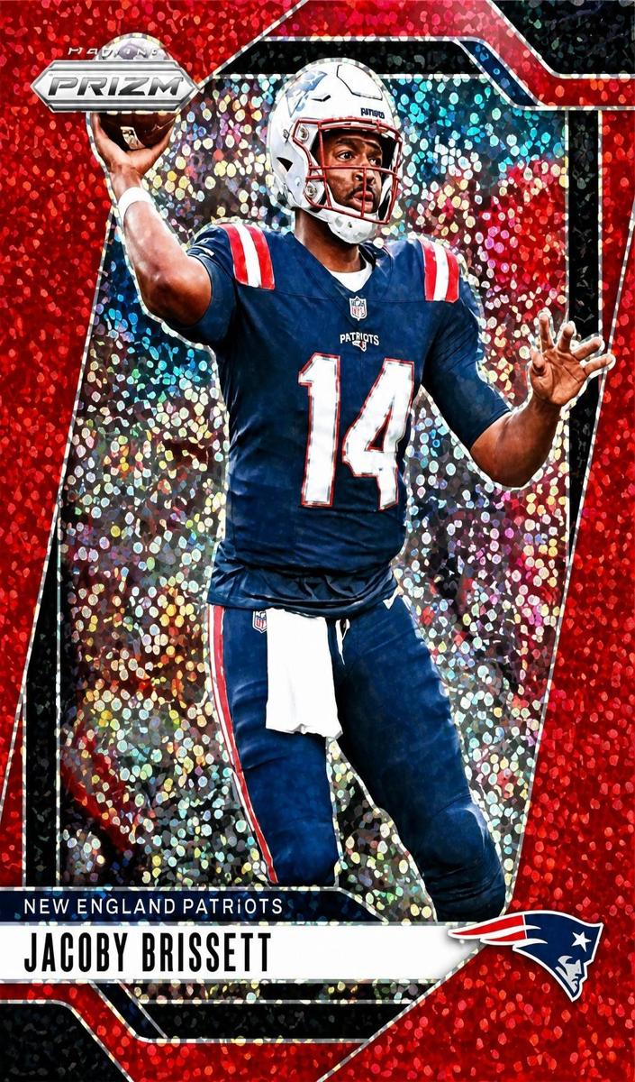 2024 Panini Prizm Football Red Sparkle Jacoby Brissett #194