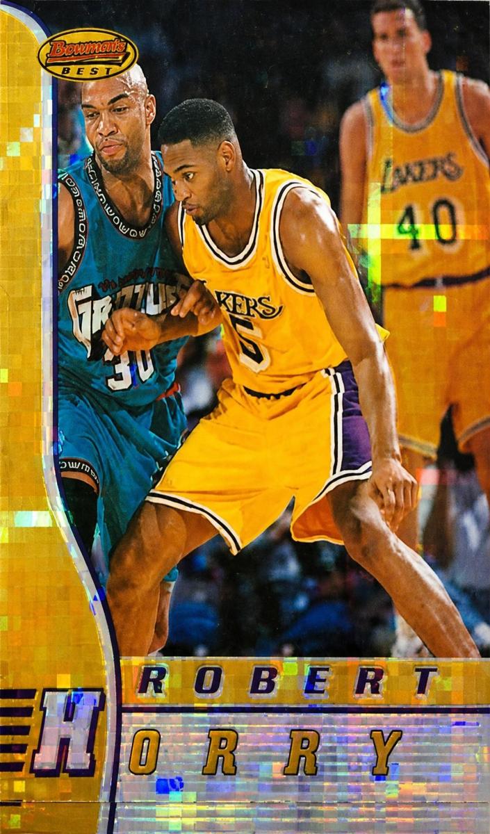1996 Bowman's Best Basketball Atomic Refractor Robert Horry #20 PSA 9