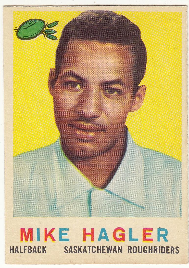 1959 Topps CFL Football Mike Hagler #86 PSA 7