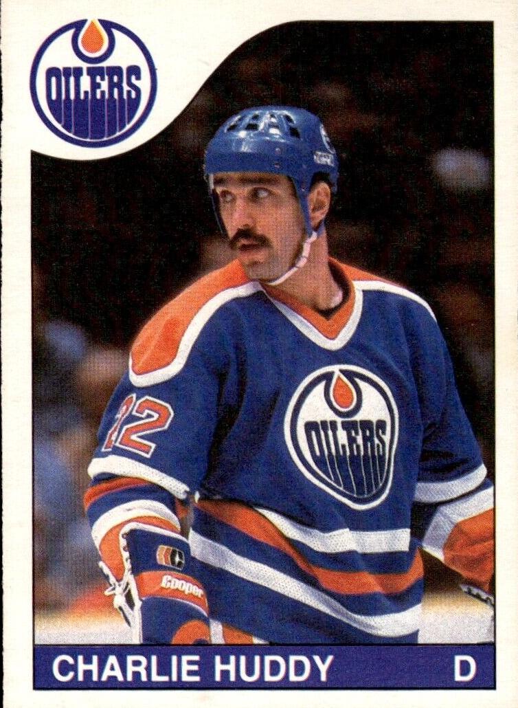 1985 O-Pee-Chee Hockey Charlie Huddy #187
