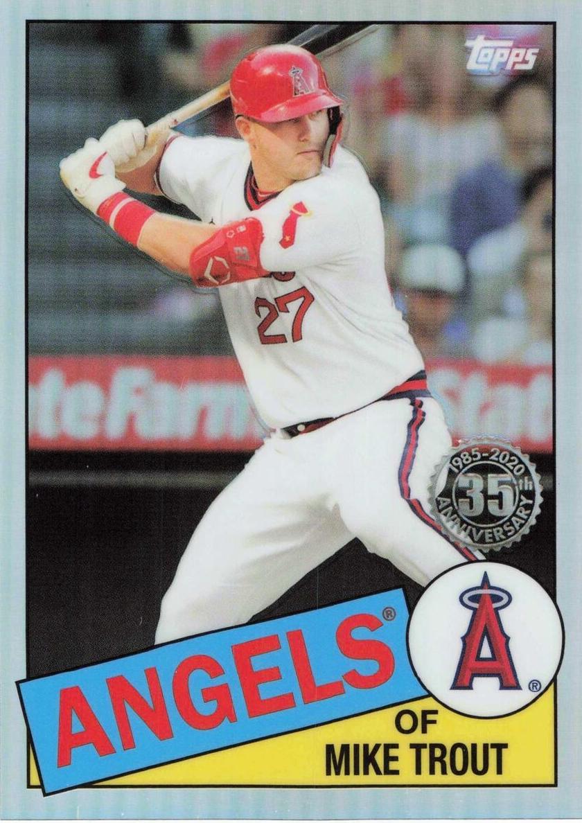 2020 Topps Chrome Baseball Mike Trout #85TC-1 PSA 10