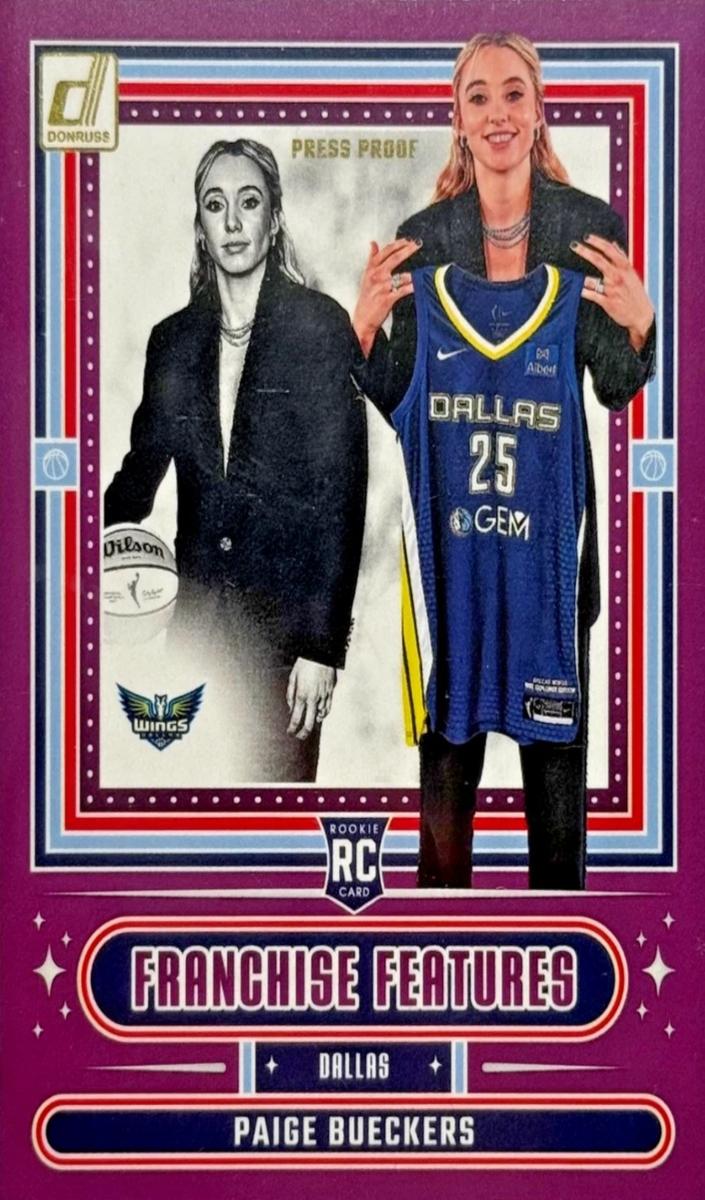 2025 Panini Donruss WNBA Basketball Press Proof Purple Paige Bueckers #16