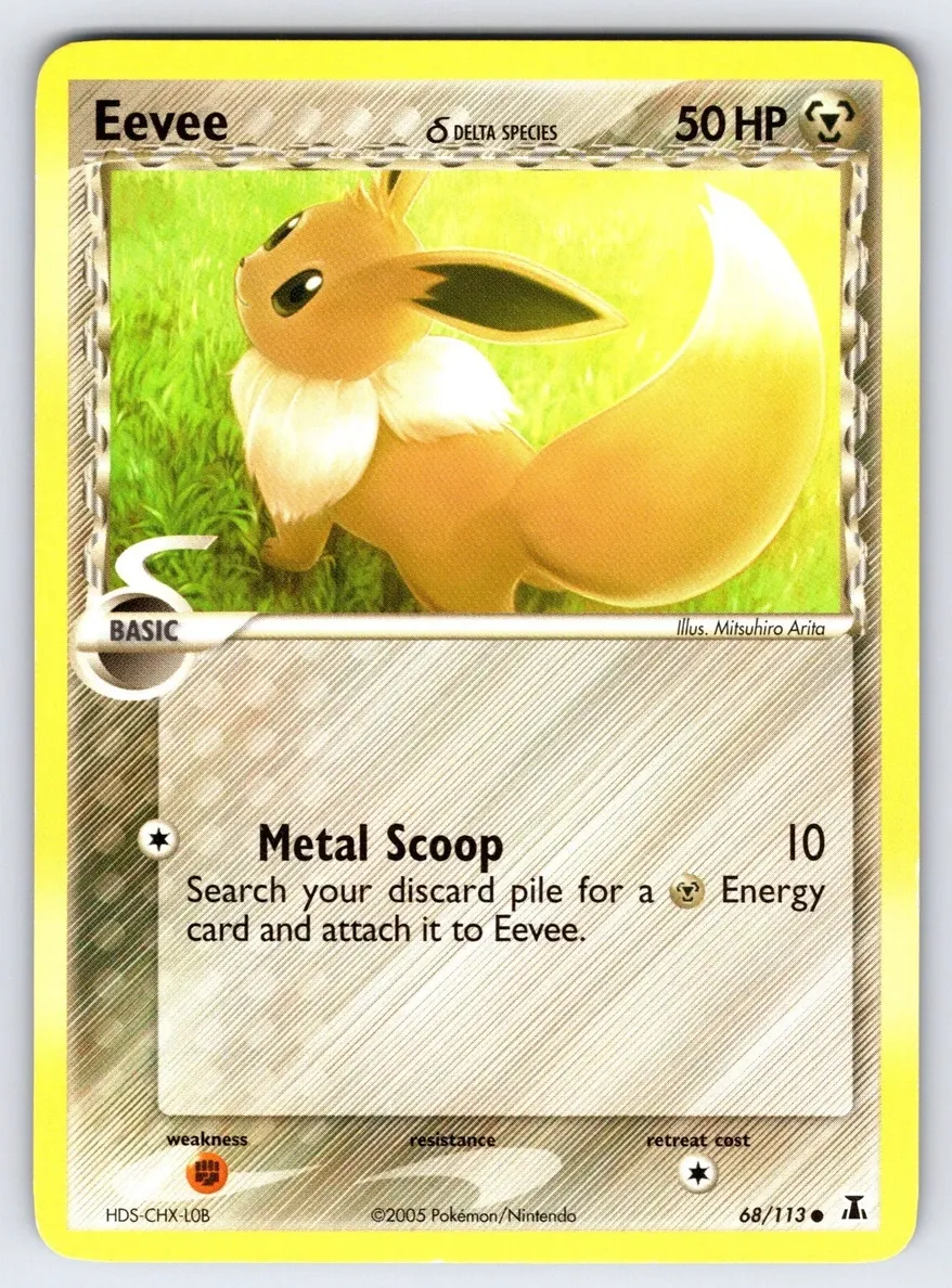 2005 Pokemon EX Delta Species Eevee #68 PSA 10