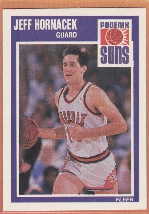 1989 Fleer Basketball Jeff Hornacek #121