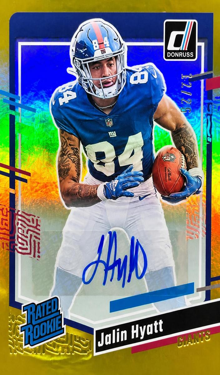 2023 Panini Donruss Football Gold Jalin Hyatt #378