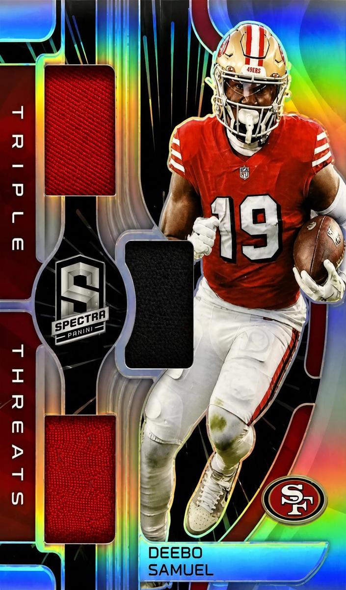 2023 Panini Spectra Football Hyper Deebo Samuel #TT-DSA PSA 8.5