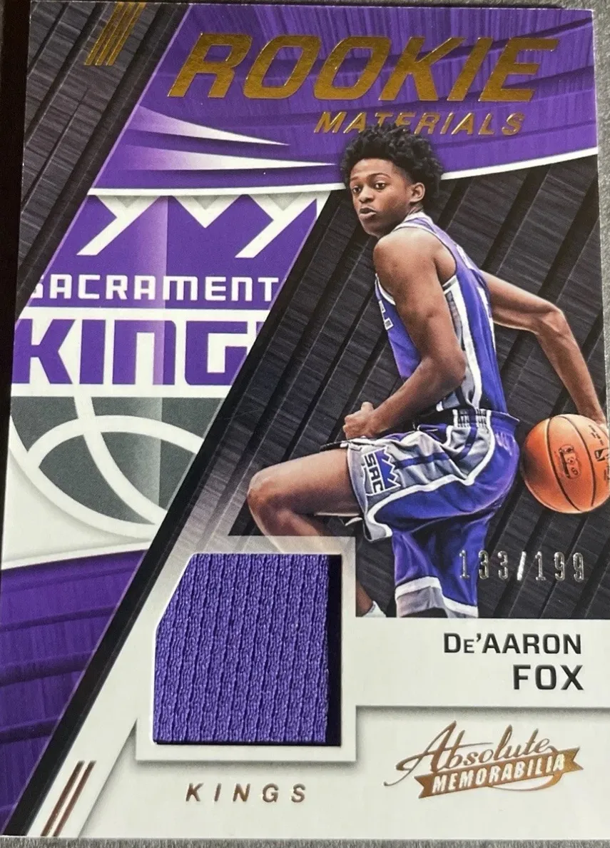 2017 Panini Absolute Basketball De'Aaron Fox #RM-DAF