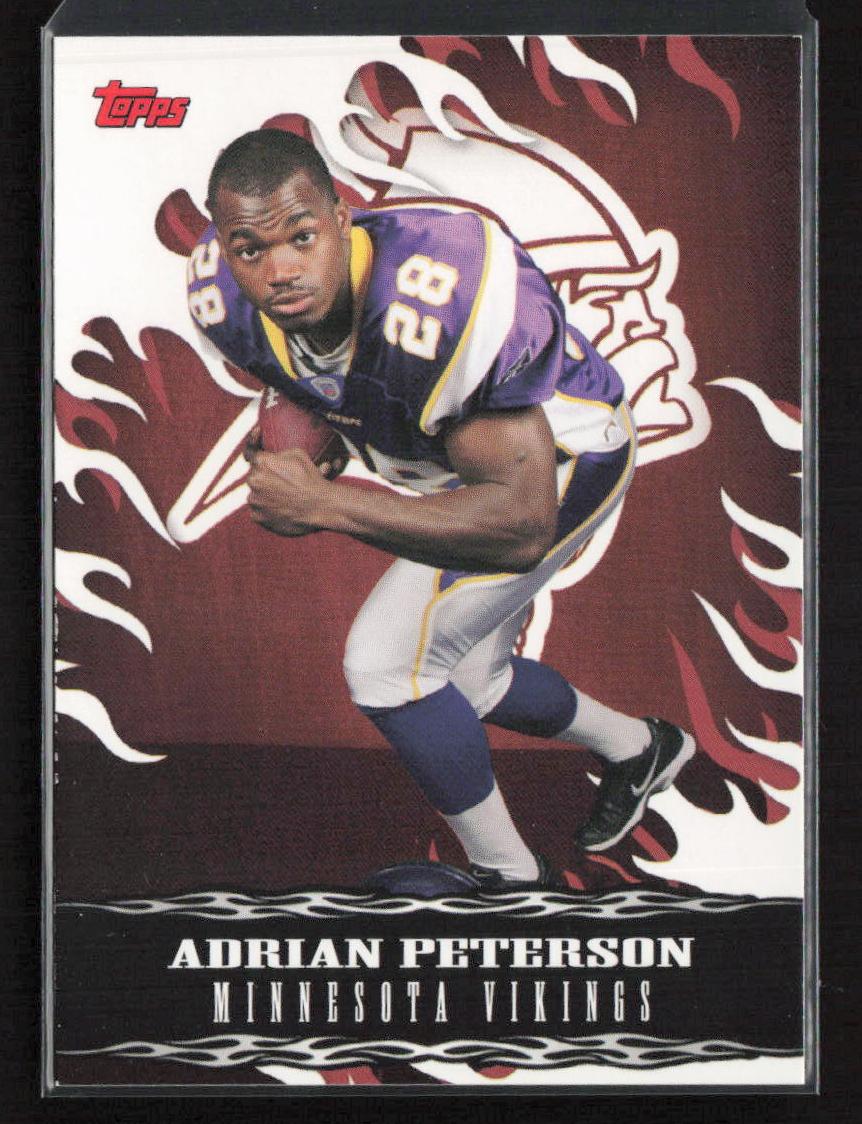 2007 Topps Football Adrian Peterson #3 BGS 8