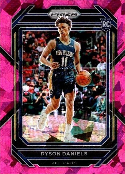2022 Panini Prizm Basketball Pink Ice Dyson Daniels #233 PSA 10