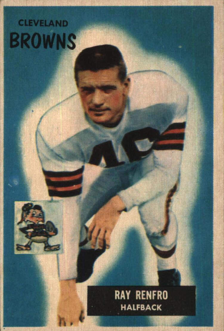 1955 Bowman Football Ray Renfro #153 PSA 6