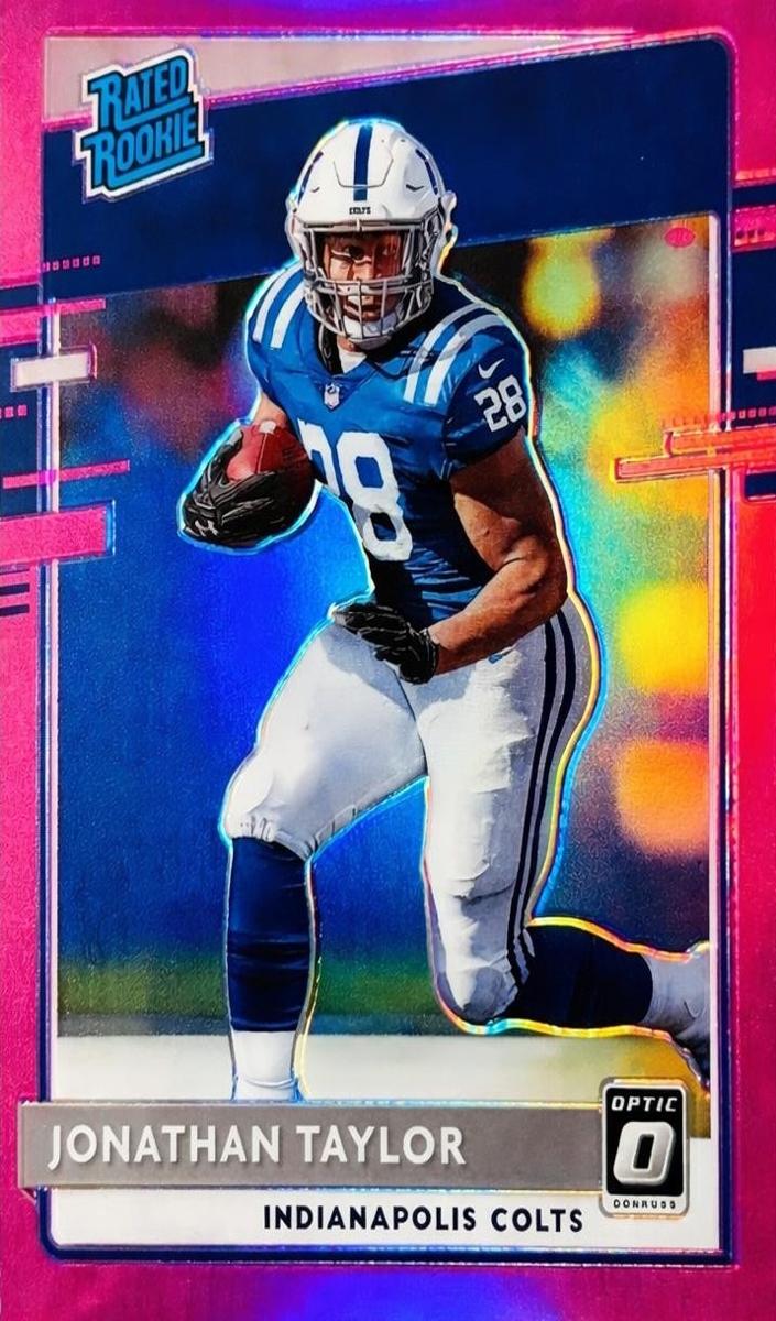 2020 Donruss Optic Football Pink Jonathan Taylor #167