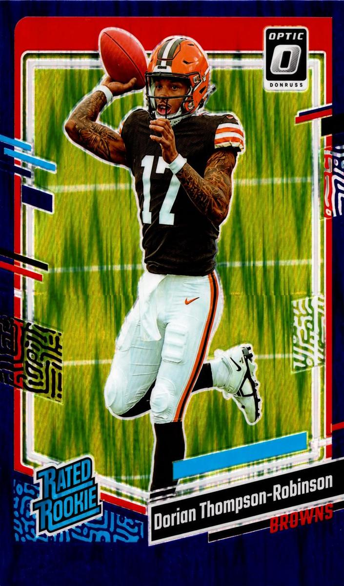 2023 Donruss Optic Football Purple Shock Dorian Thompson-Robinson #225