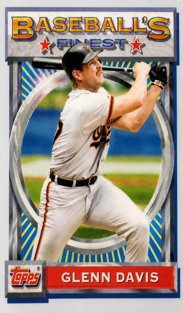 1993 Topps Finest Baseball Glenn Davis #41