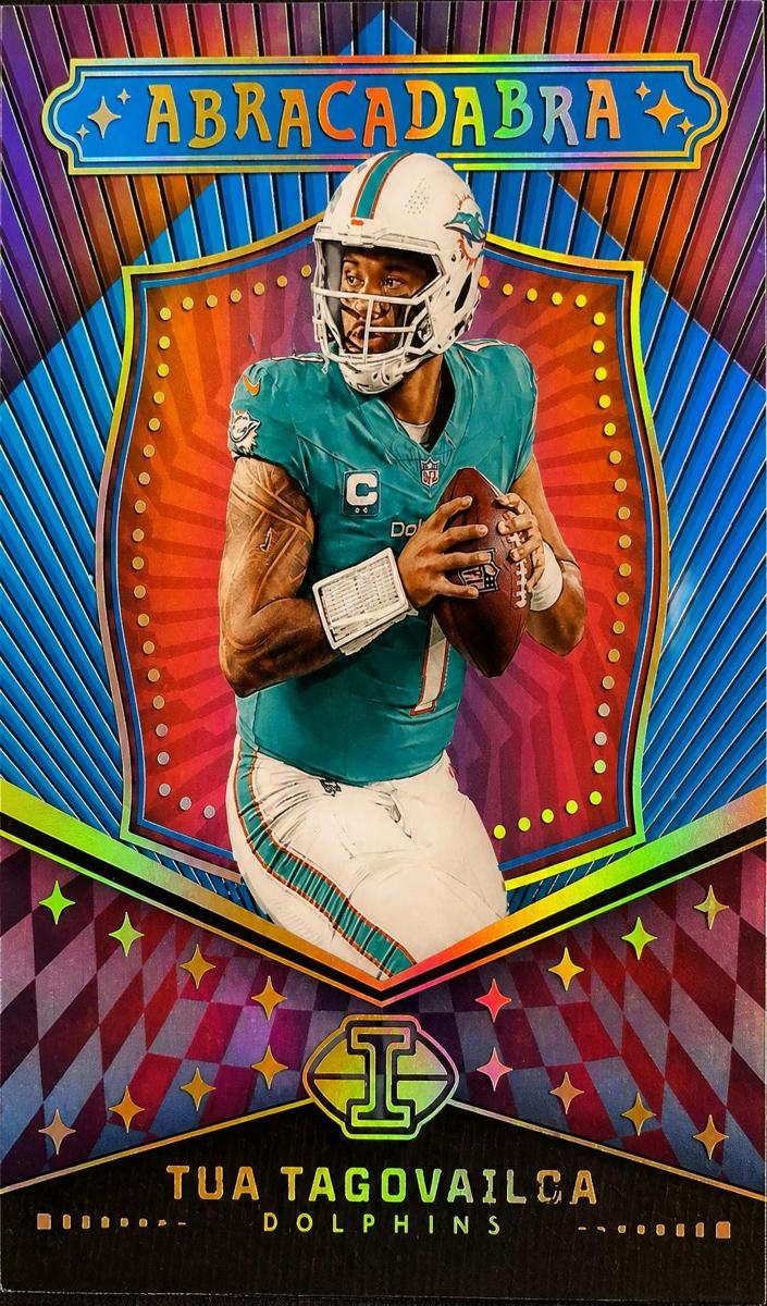 2024 Panini Illusions Football Light Blue Tua Tagovailoa #6