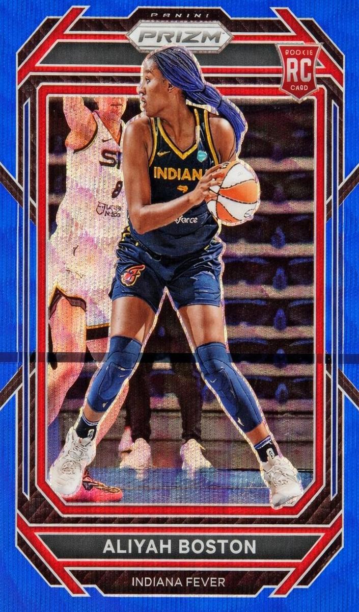 2023 Panini Prizm WNBA Basketball Blue Wave Aliyah Boston #133