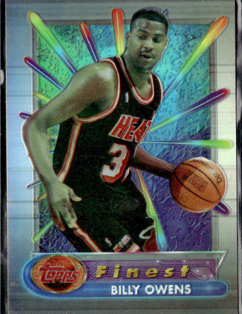 1994 Topps Finest Basketball Refractor Billy Owens #185 PSA 9