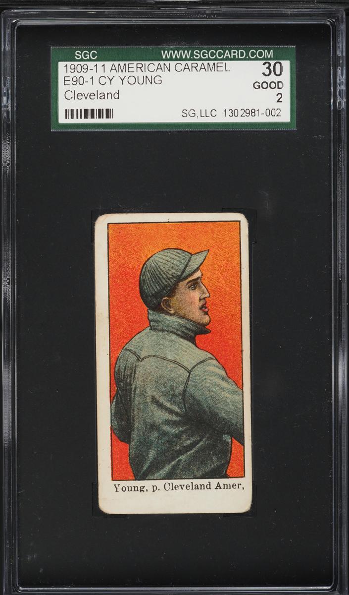 1909-11 American Caramel E90-1 Baseball Cleveland Cy Young #122