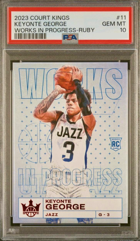 2023 Panini Court Kings Basketball Ruby Keyonte George #11