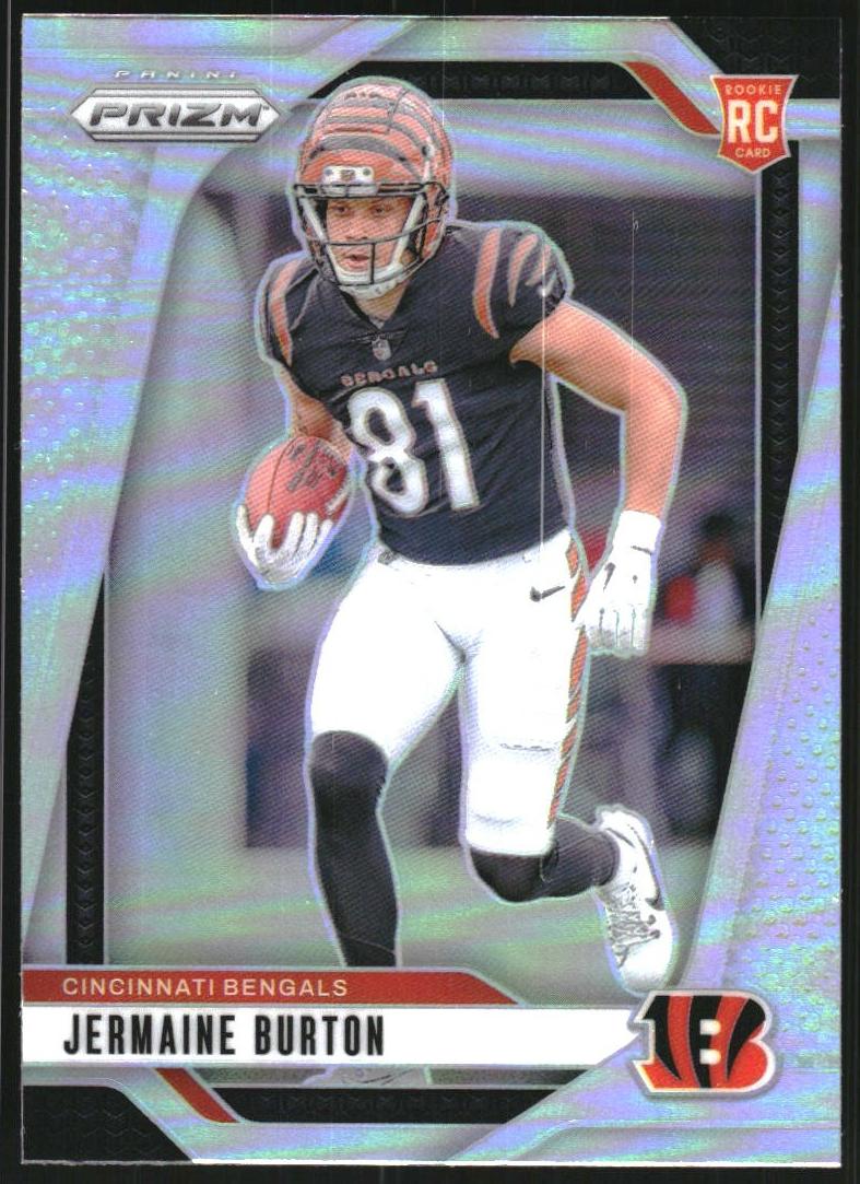 2024 Panini Prizm Football Silver Jermaine Burton #350 PSA 9