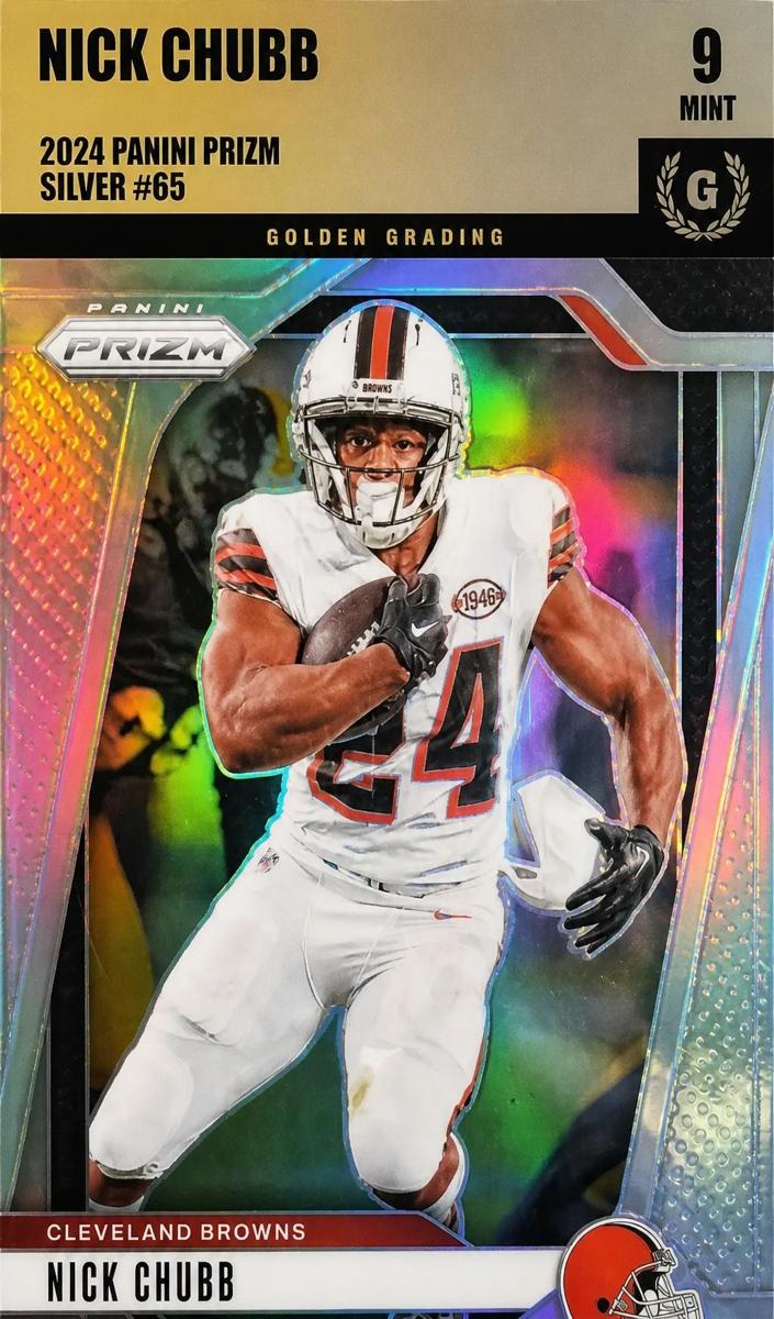 2024 Panini Prizm Football Silver Nick Chubb #65