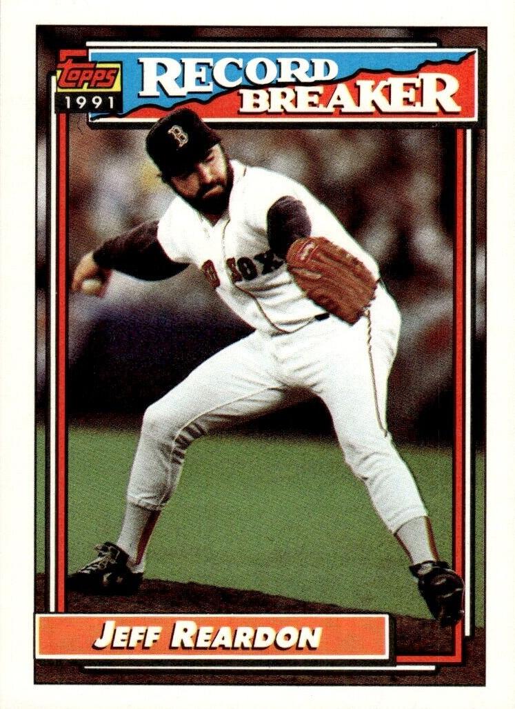 1992 Topps Baseball Jeff Reardon #3