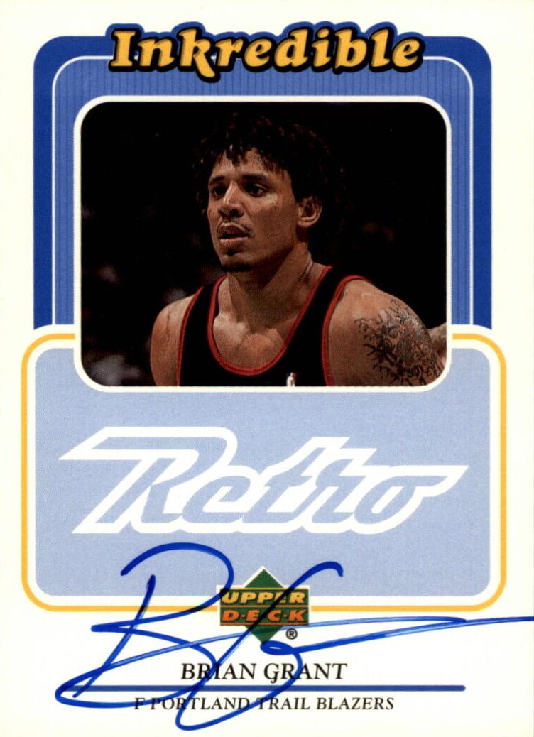 1999 Upper Deck Retro Basketball Brian Grant #BG