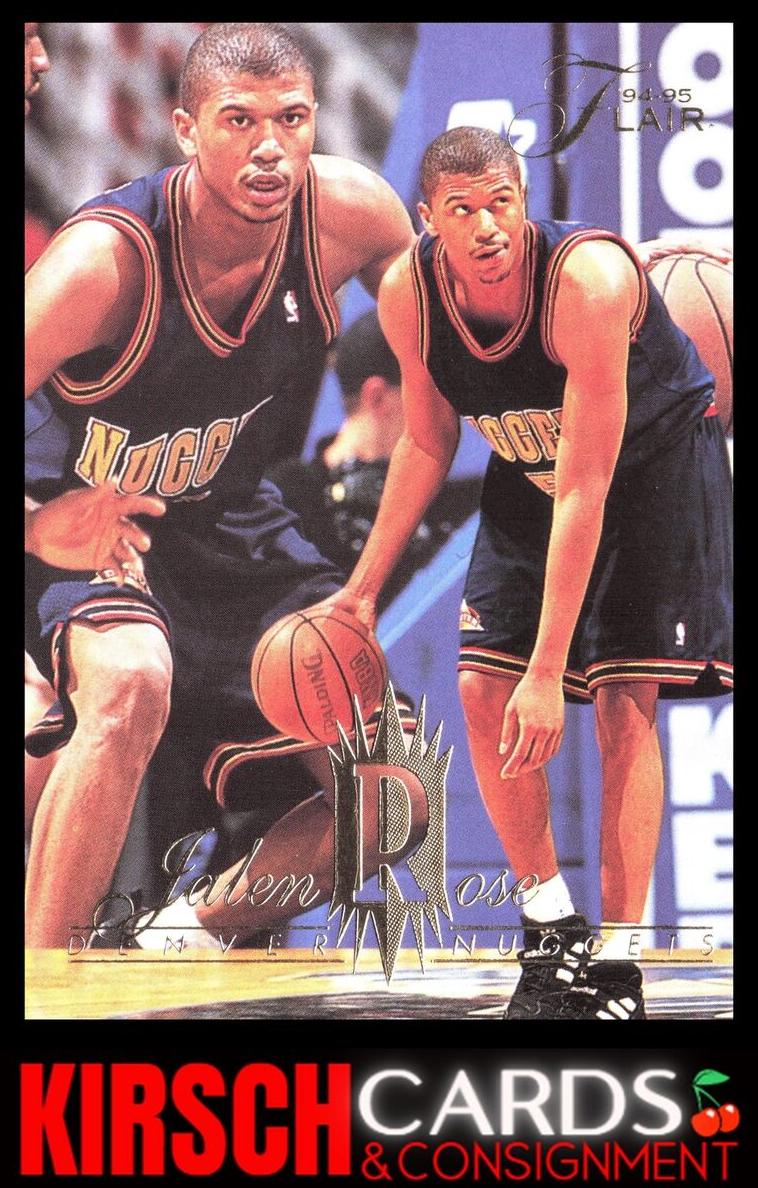 1994 Flair Basketball Jalen Rose #207