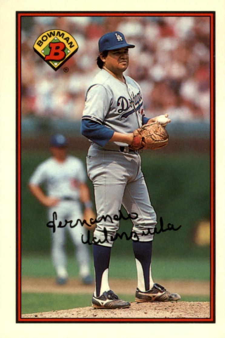 1989 Bowman Tiffany Baseball Fernando Valenzuela #337 PSA 9