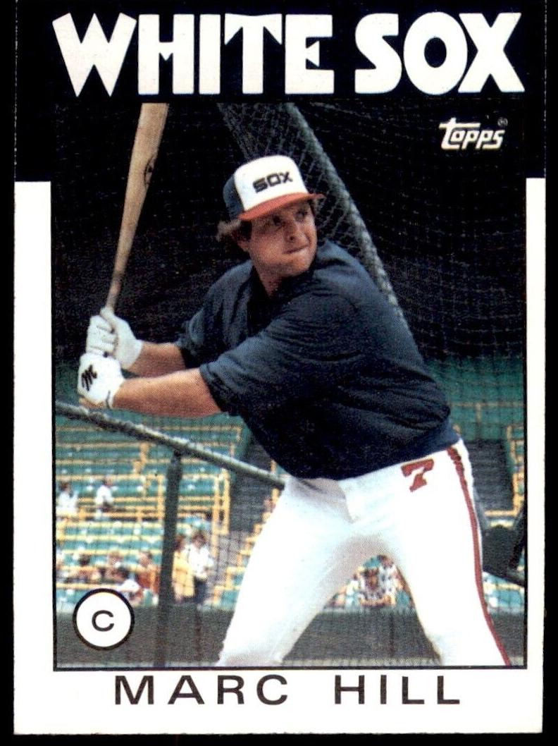 1986 Topps Baseball Marc Hill #552 PSA 8.5