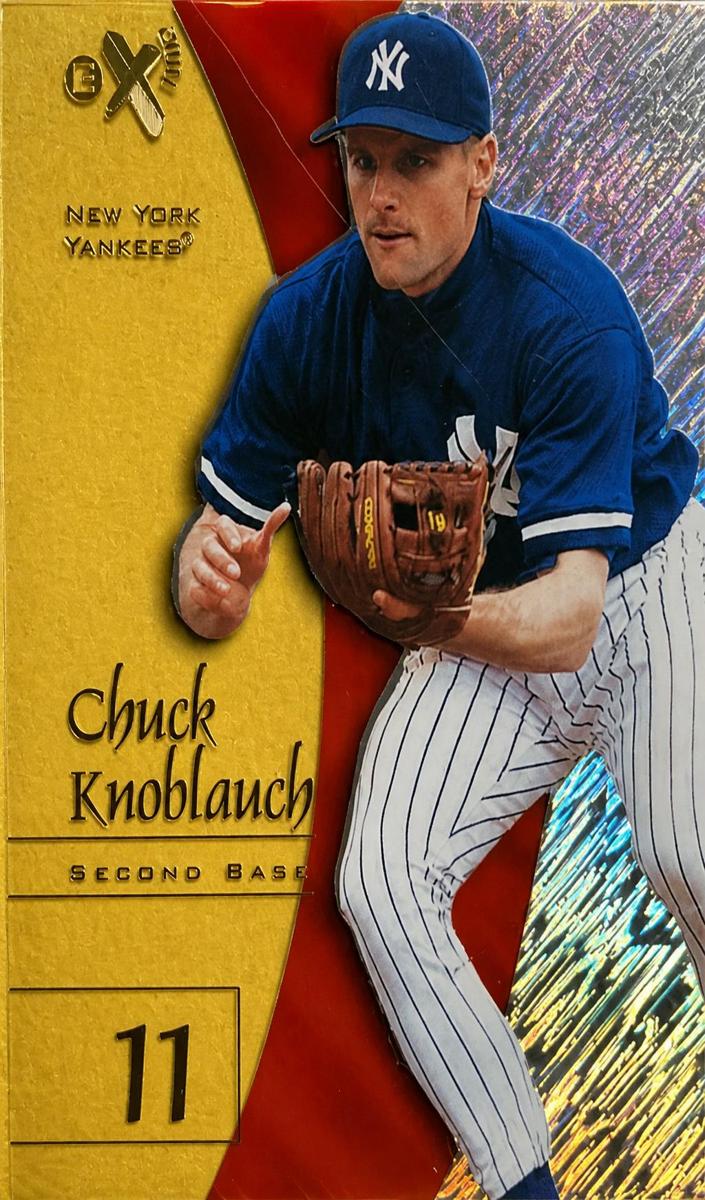 1998 Skybox E-X2001 Baseball Chuck Knoblauch #32