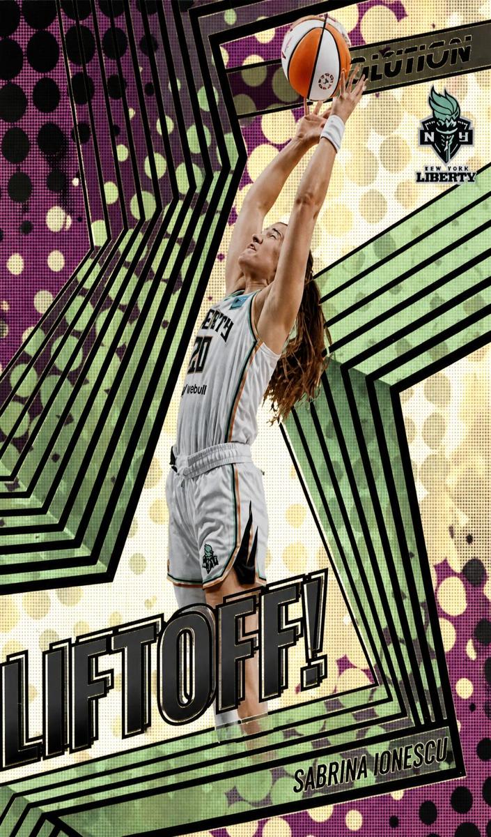 2022 Panini Revolution WNBA Basketball Sabrina Ionescu #18 PSA 9