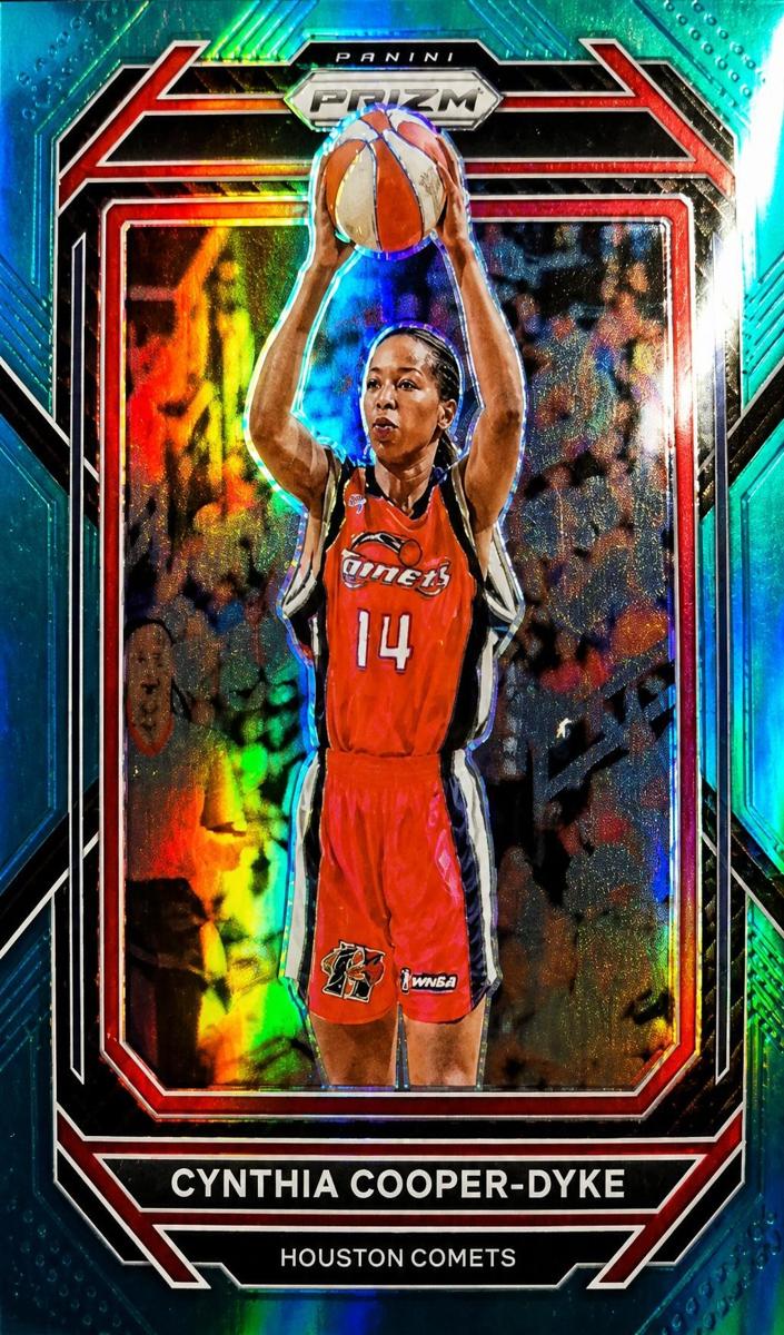 2023 Panini Prizm WNBA Basketball Teal Cynthia Cooper-Dyke #39
