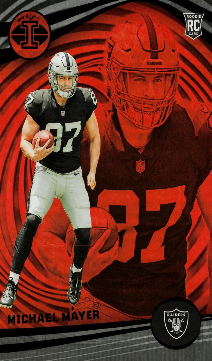 2023 Panini Illusions Football Trophy Collection Orange Michael Mayer #60