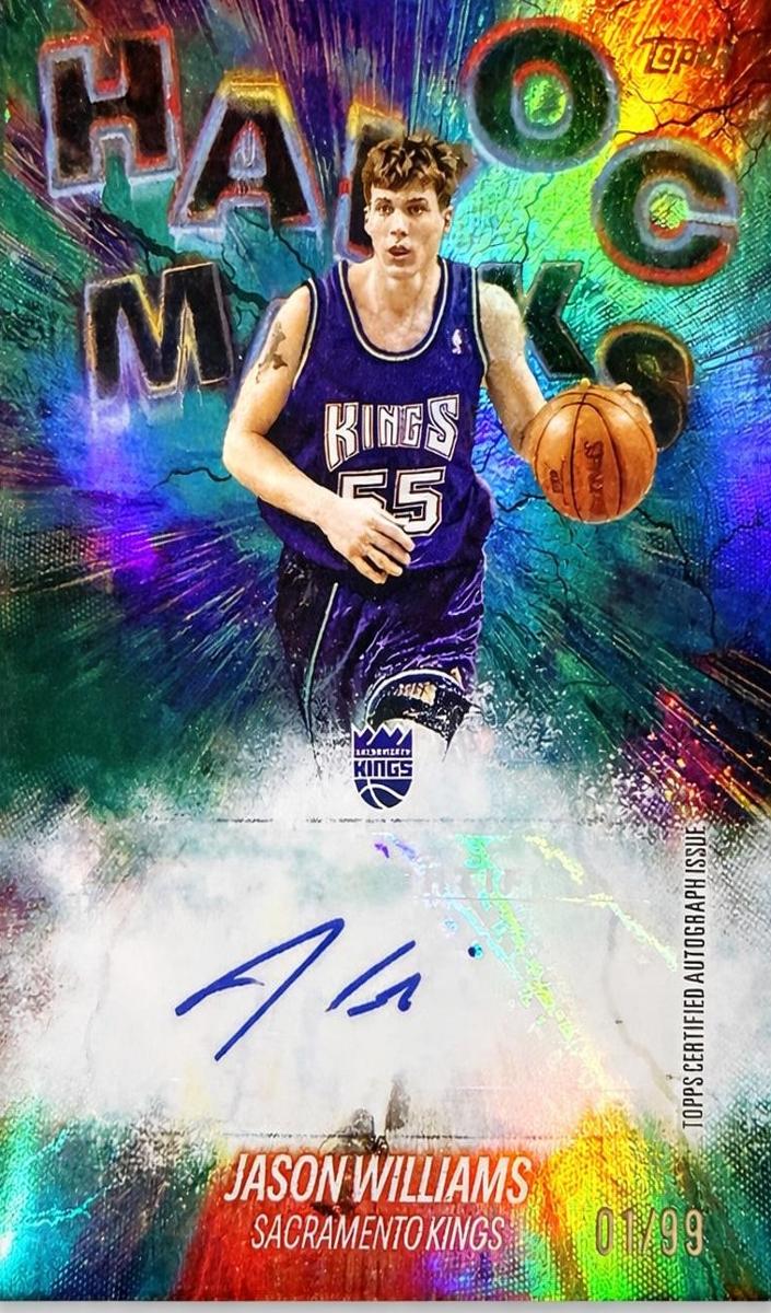 2025 Topps Basketball Green Rainbow Jason Williams #HM-JW